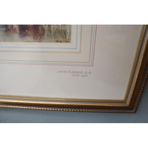 218 - Set of 4 prints by J W M Turner