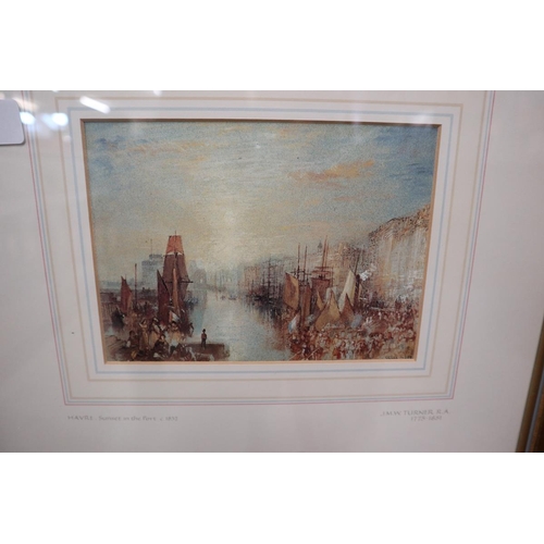 218 - Set of 4 prints by J W M Turner