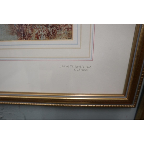 218 - Set of 4 prints by J W M Turner