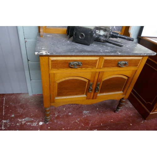 232 - Satinwood wash-stand