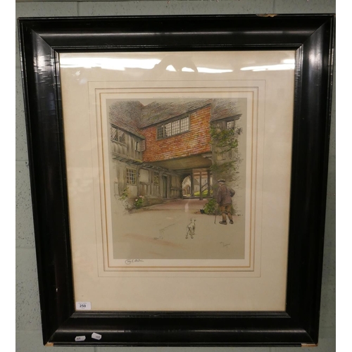 250 - Cecil Aldin print signed - Penshurst