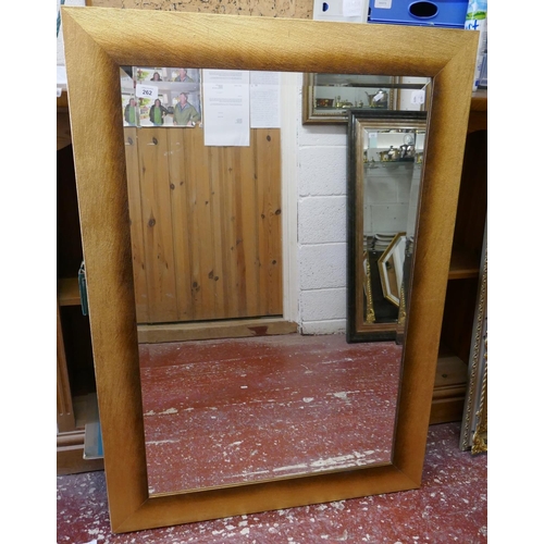 262 - Bevelled glass mirror in gilt frame