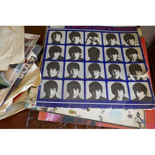 273 - Collection of records to include Beatles albums