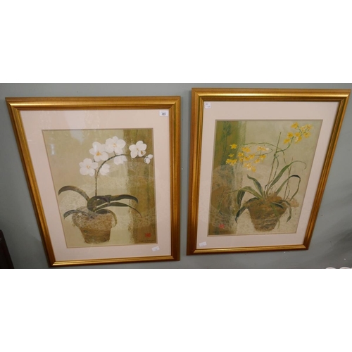 285 - Pair botanical prints