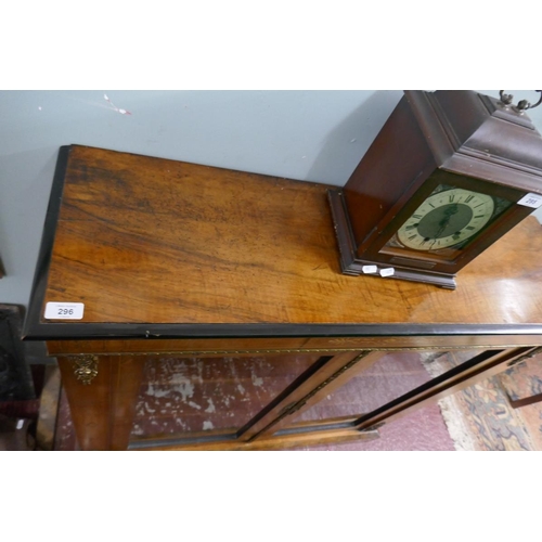 296 - Inlaid walnut peer cabinet with ormolu mounts - Approx W: 107cm D: 32cm H: 99cm