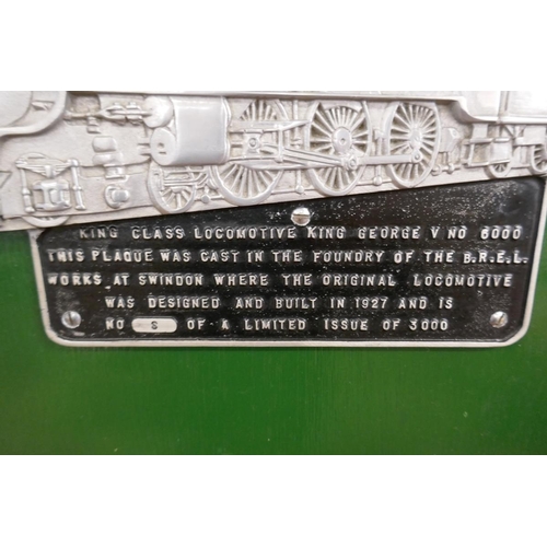 315 - L/E wall plaque - Locamotive King George V