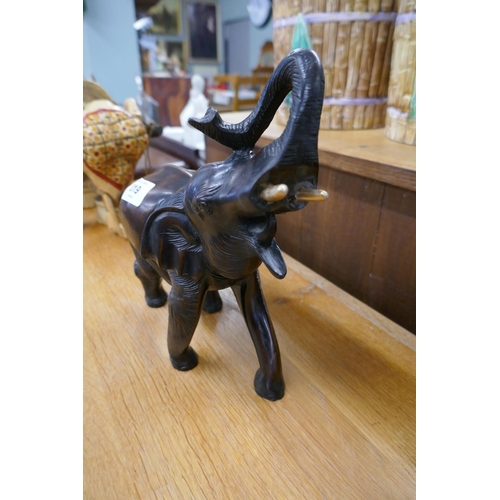 319 - Bronzed elephant figure - Approx height: 23cm