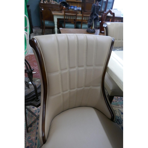 322 - Set of 6 good quality dining chairs