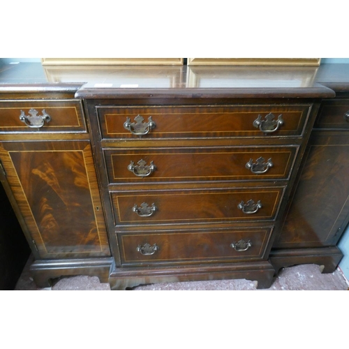 331 - Inlaid mahogany sideboard