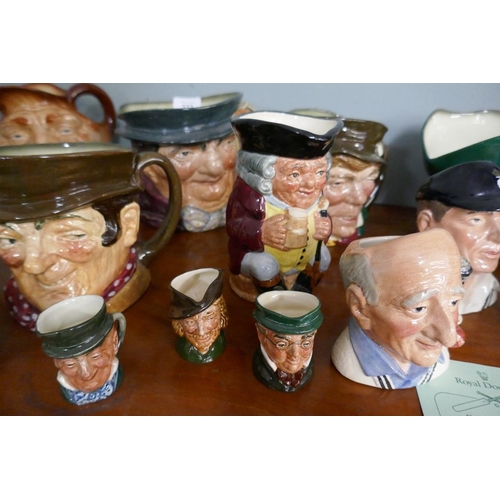 332 - Collection of Royal Doulton Toby jugs