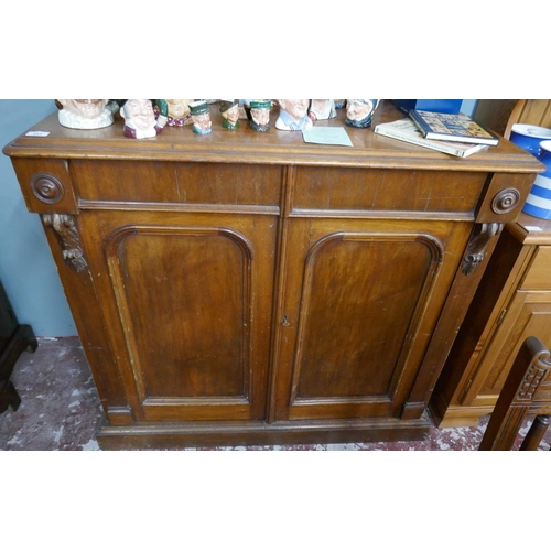 333 - Antique mahogany chiffonier - Approx W: 111cm D: 54cm H: 103cm