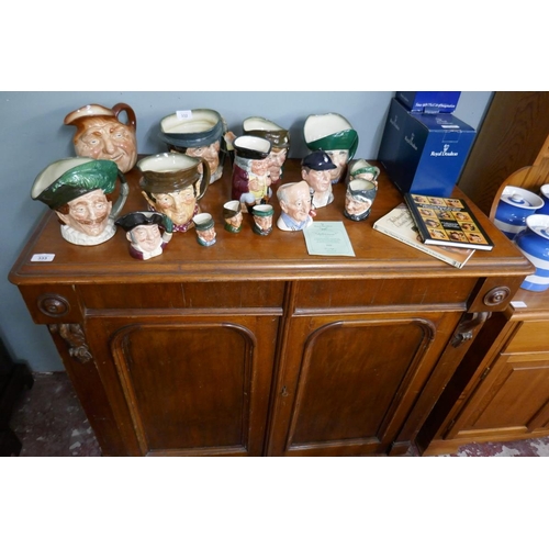 333 - Antique mahogany chiffonier - Approx W: 111cm D: 54cm H: 103cm