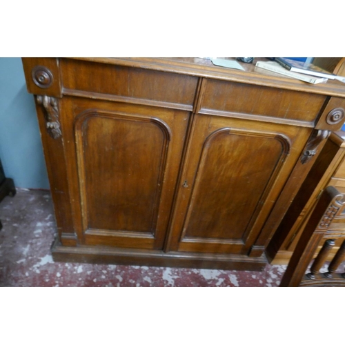 333 - Antique mahogany chiffonier - Approx W: 111cm D: 54cm H: 103cm