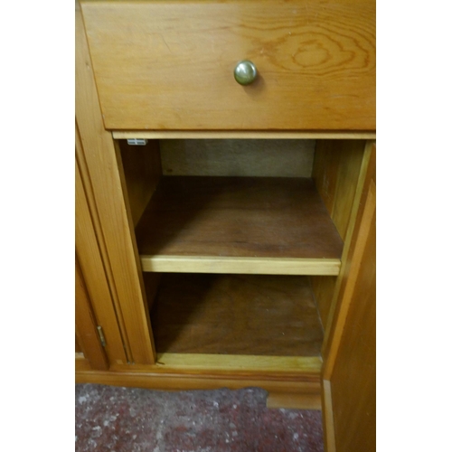 334 - Pine dresser - Approx W: 141cm D: 47cm H: 182cm