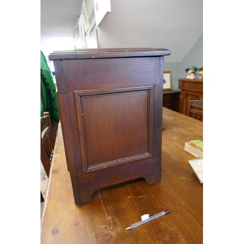 340 - Antique mahogany coal box