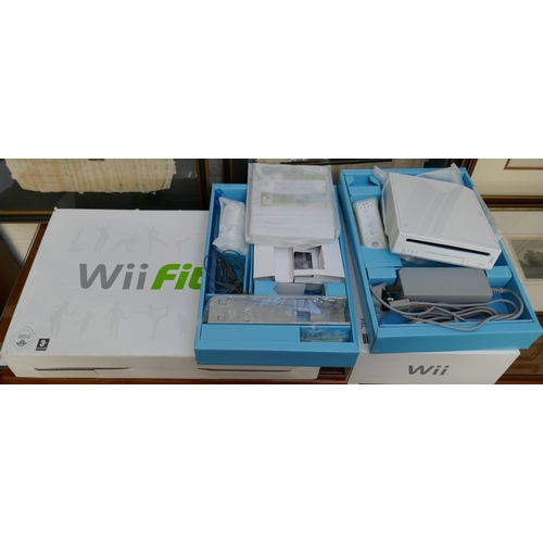 348 - Nintendo Wii together with Wii fit and Wii sport