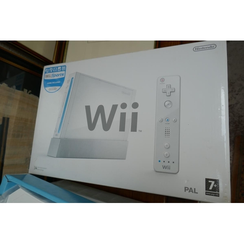 348 - Nintendo Wii together with Wii fit and Wii sport