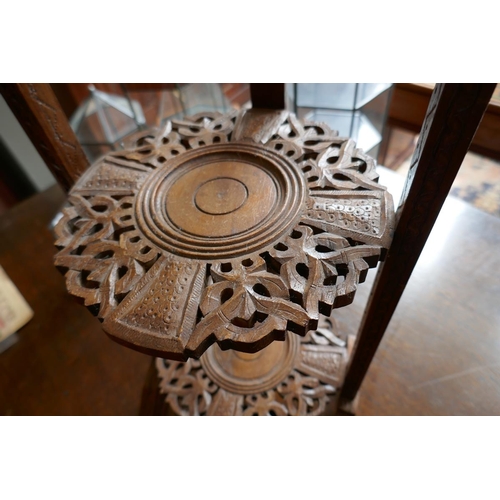 359 - Carved cake stand