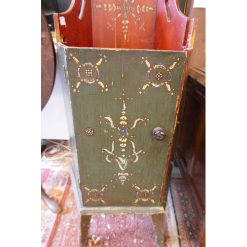 369 - Antique child's seat with original paintwork