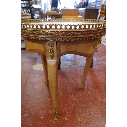 375 - Small French table with ormolu mounts