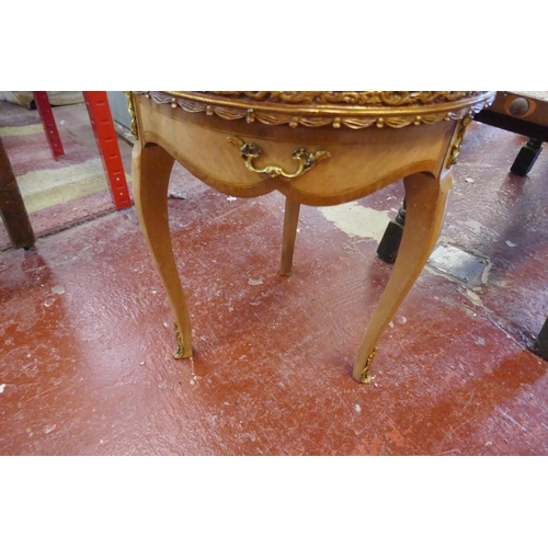 375 - Small French table with ormolu mounts