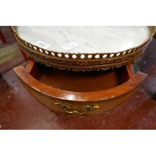 375 - Small French table with ormolu mounts