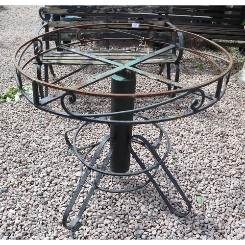 474 - Wrought iron table base