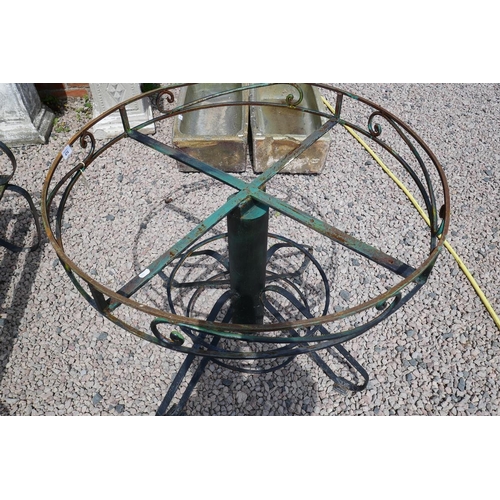 474 - Wrought iron table base