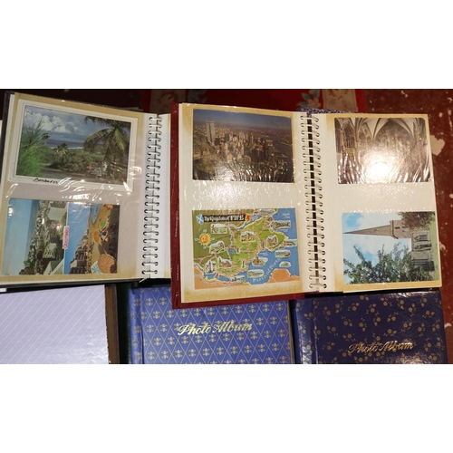 92 - Large collection of populated postcard albums