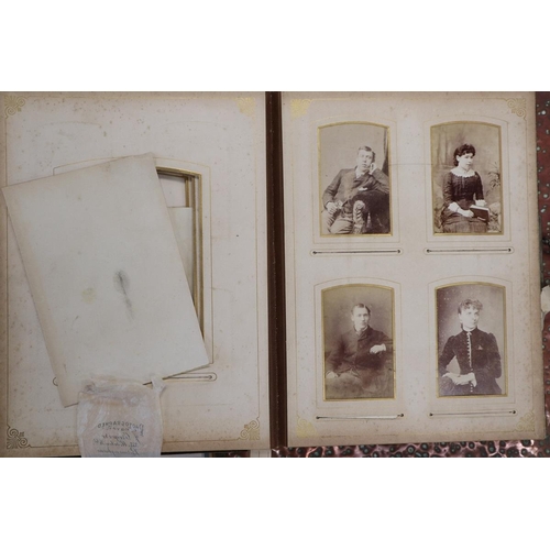 93 - 2 early well populated photo albums