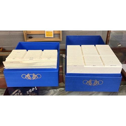 106 - 2 Olympic committee official First Day cover sets