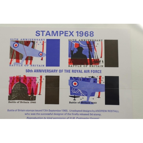 111 - Stamp collection (red albums)