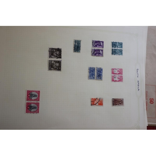 112 - Stamp collection and accessories