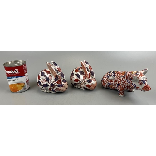 163 - 3 Amari animal figurines