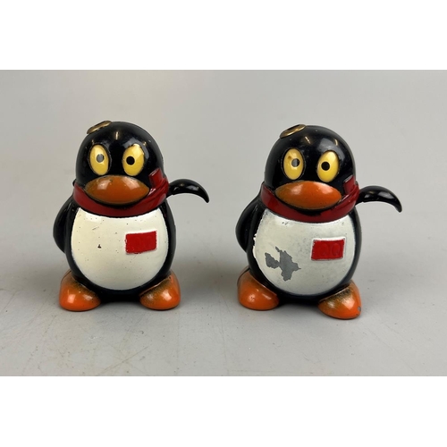 164 - Pair of novelty penguin lighters