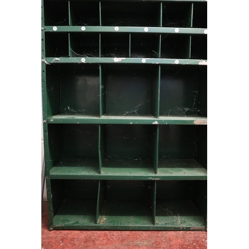 329 - Industrial shelving unit - Approx: W: 92cm D: 30cm H: 186cm