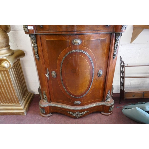 342 - French marble top cabinet - Approx: W: 111cm D: 46cm H: 107cm