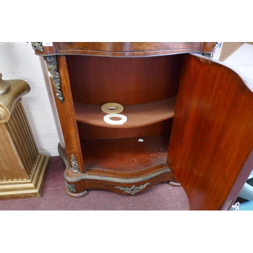 342 - French marble top cabinet - Approx: W: 111cm D: 46cm H: 107cm