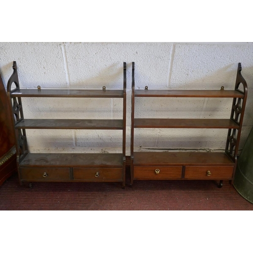 343 - Pair of shelving units