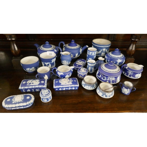 355 - Collection of Wedgwood Jasperware