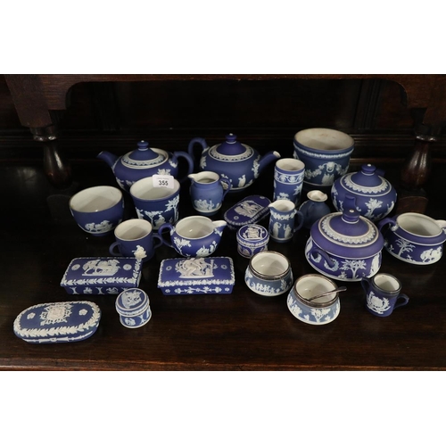 355 - Collection of Wedgwood Jasperware