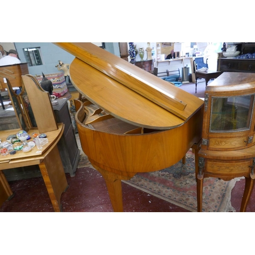 362 - Challen of London baby grand piano & duet stool