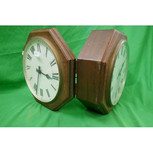 373 - Double sided station clock