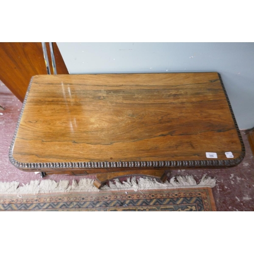 398 - Rosewood card table