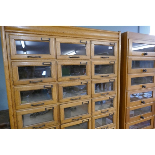 404 - Haberdashery cabinet - Approx: W: 93cm D: 48cm H: 199cm