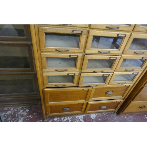 404 - Haberdashery cabinet - Approx: W: 93cm D: 48cm H: 199cm