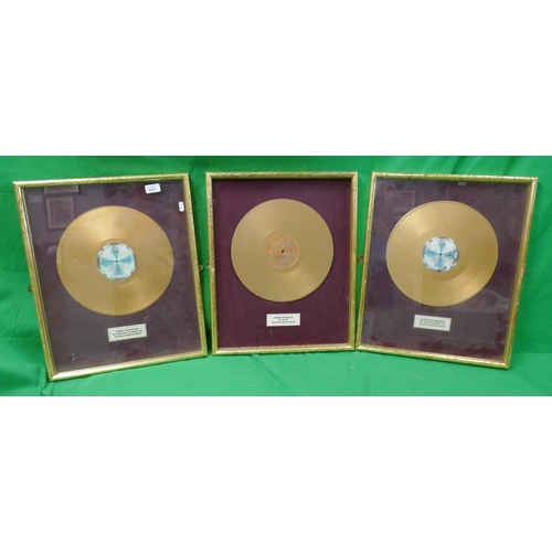 435 - 3 framed Motown gold discs - Approx. size: 43cm x 54cm