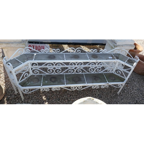 478 - Wrought iron plant stand