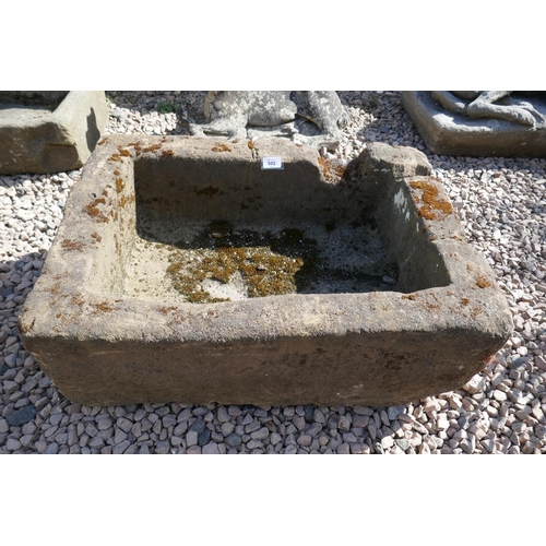 502 - Large antique stone trough 