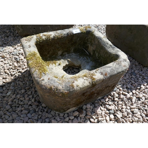 503 - Antique stone trough 